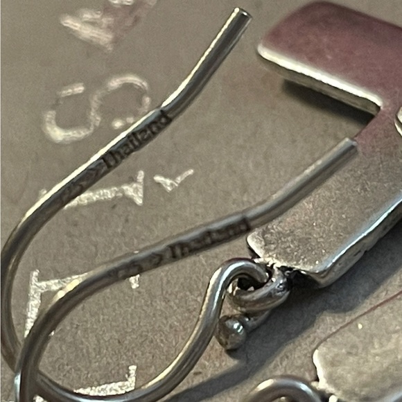 Silpada Cross ‘Ideal’ Sterling Silver Etched Engraved Earrings W3070 - Picture 11 of 13